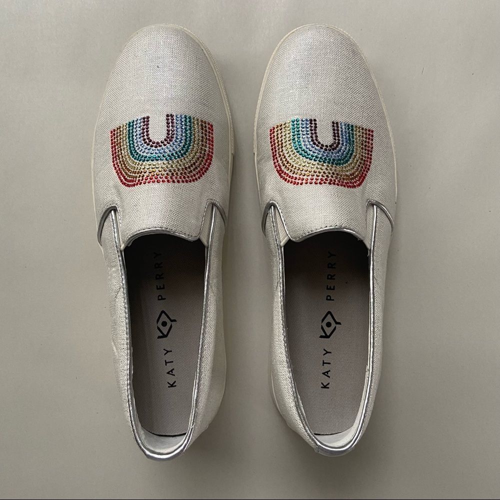 KATY PERRY The‎ Kerry-Canvas Rainbow size 6.5